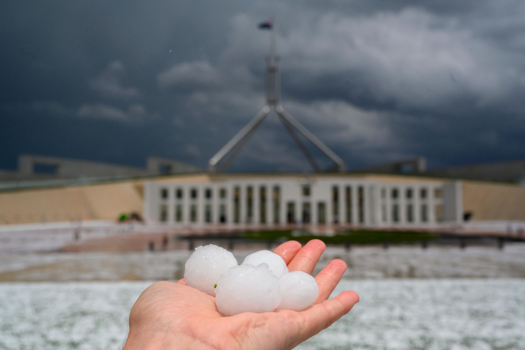 Hailstorm in Australia